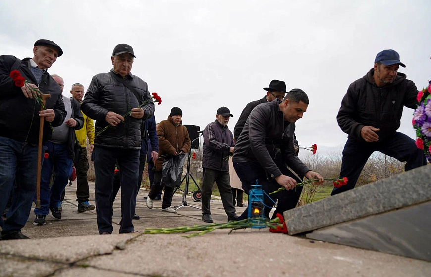 В Евпатории почтили память крымчаков и евреев, ставших жертвами нацизма